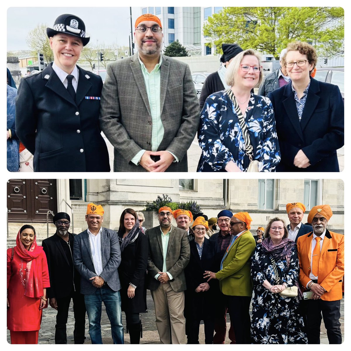Celebrating #Vaisakhi in #Southampton with the local Sikh community, colleagues, friends and key stakeholders. Lots of energy and buzz at the annual nagar kirtan procession!