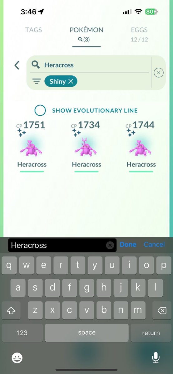 Mega Heracross Raid Day: Got 3️⃣ Shiny Heracross! ✨👀 #PokemonGO #ShinyPokemon