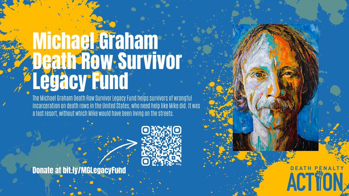 Help build the Michael Graham Death Row Survivor Legacy Fund, in memory of Louisiana Death Row Exonoree, Michael Graham, who passed away in January: buff.ly/3TQRfL6 #WrongfulConviction #Innocence