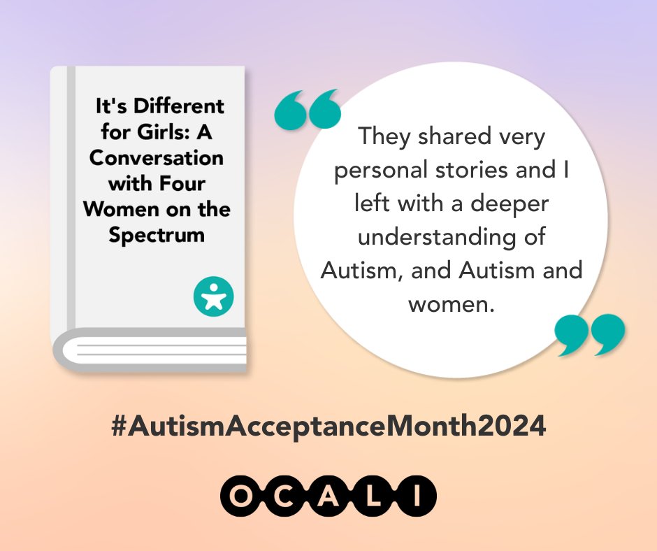 Check out the @OCALIofficial Inspiring Change Podcast Episode 5: “It’s Different for Girls: A conversation with four women on the spectrum,” to learn directly from female advocates with autism. Listen to the podcast here: bit.ly/4amjh6M #AutismAcceptanceMonth2024