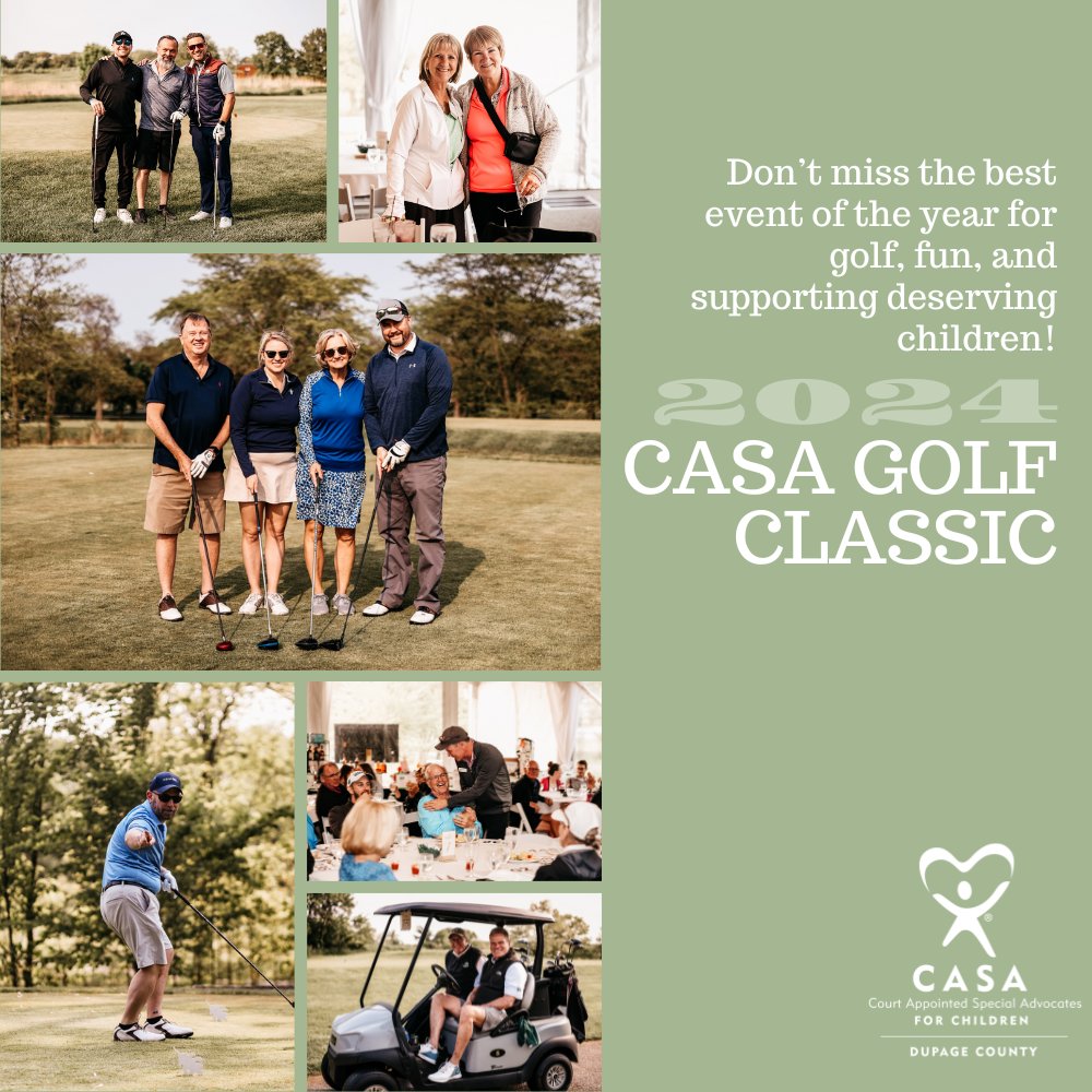 CASAofDuPage's tweet photo. Golf, food, and fun while raising funds for our community’s most deserving children? YES! 

Don’t miss the best golf event of the year on Thursday, May 16, 2024 at Cantigny Golf. Sign up before tickets sell out.

Learn more, register, donate or sponsor: https://t.co/nUOem4GlS7 https://t.co/ukQG4wjZ3r
