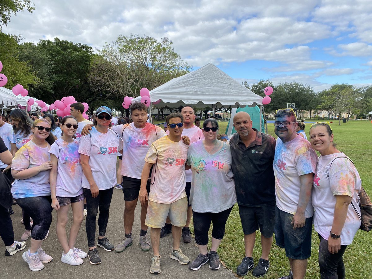 Wow! What a vibrant morning at the 9th Annual Breanna Vergara 5k Color Run! Huge thanks to Jesus &amp; Claudia Vergara and all the volunteers for putting together such an incredible event! 🙌 #ColorRun #CommunitySupport #SpreadLove