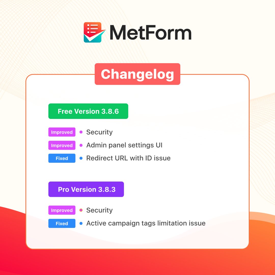 wpmetcom's tweet image. MetForm is here with their latest update! 🔥

Get MetForm now and enjoy the all-new features of the best form builder for Elementor 👉 wpmet.com/plugin/metform/

#WordPress #MetForm #Form #Wpmet