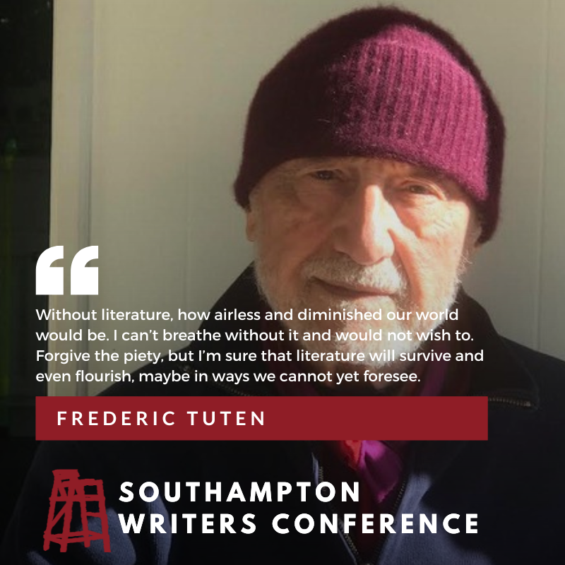 Study with Frederic Tuten at the Southampton Writers Conference, July 10-14 2024. Deadline TOMORROW, Monday, April 15th. Apply here: ow.ly/sJKJ50R5eu7