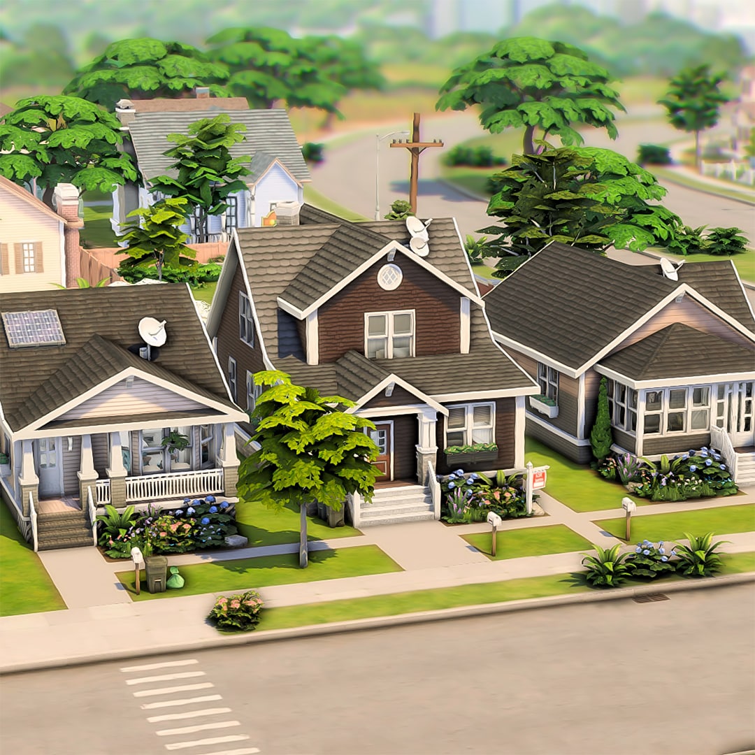 For my new savefile project, I've made 3 houses on 1 lot for the BFF household 🏘

Gallery ID: honeymaysims 
🧵 Link to speedbuild in the thread
#eapartner #thesims #thesims4 #showusyourbuilds