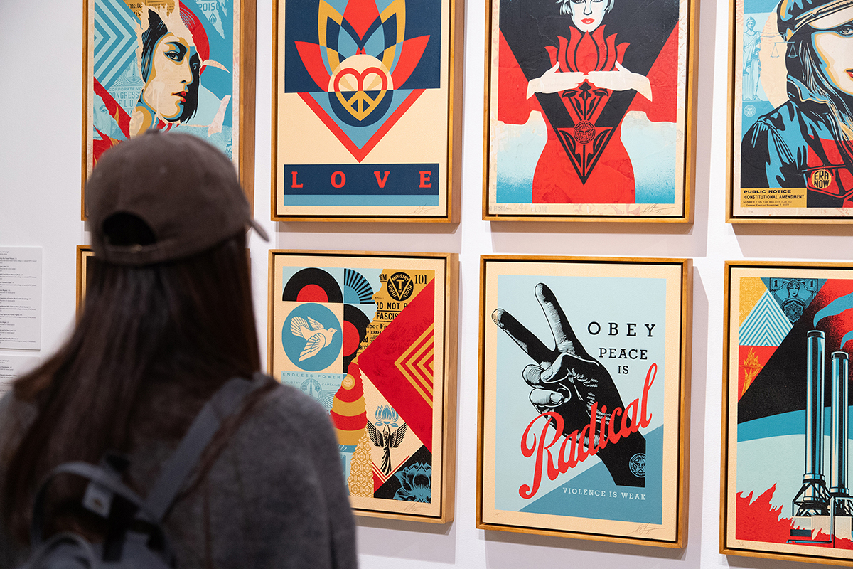 LAST DAY ON VIEW 4/14 - View Shepard Fairey: Peace is Radical one last time at #ReflectSpace Gallery in Glendale Central Library. Thank you to everyone who came to see this thought-provoking exhibition. Gallery open 1-6pm today. 
ReflectSpace.org/post/Shepard-F…