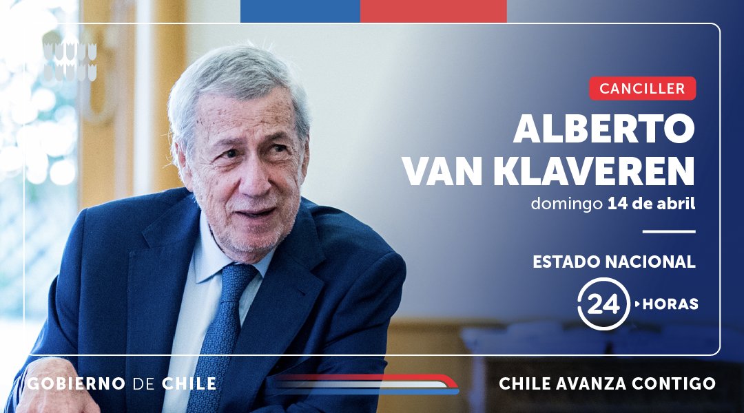 🔴📺 AHORA | El Ministro de Relaciones Exteriores, @AlbertoKlaveren, conversa con Constanza Santa María y Matías del Río en @estadonacional #ENacional de TVN. Síguelo en vivo aquí: tvn.cl/en-vivo