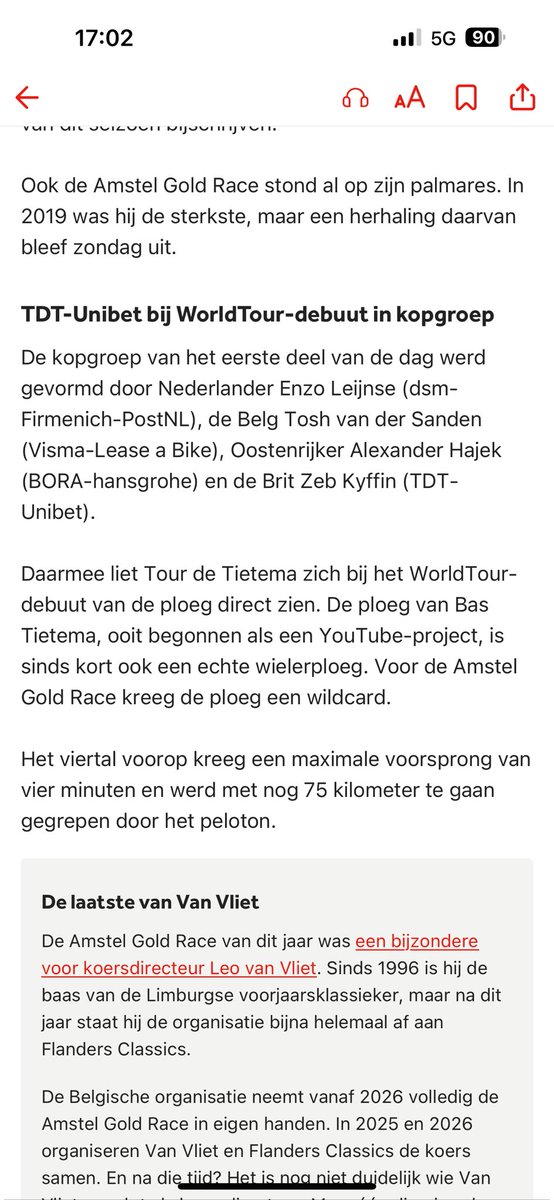 ⁦<a href="/tourdetietema/">unibettietemarockets</a>⁩ wat een mooi debuut gasten!!!🤩💪🏻🥰