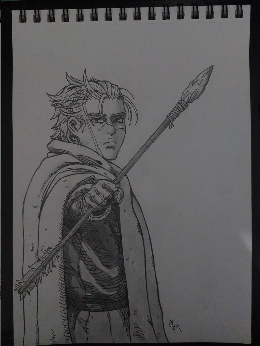 Thorfinn Drawing-Vinland Saga #vinlandsaga #drawing