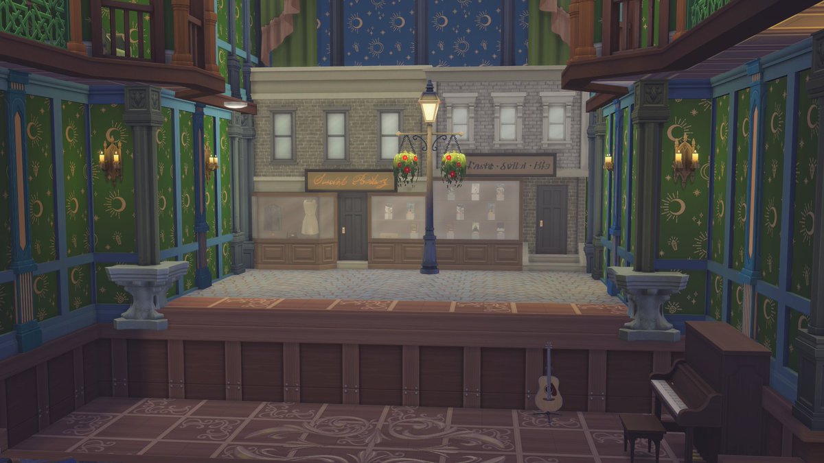 antiquegalaxy_'s tweet photo. j'ai terminé le modeste théâtre du lycée de Copperdale ✨ #sims4 #thesims4 https://t.co/7UY2vYQ9GK