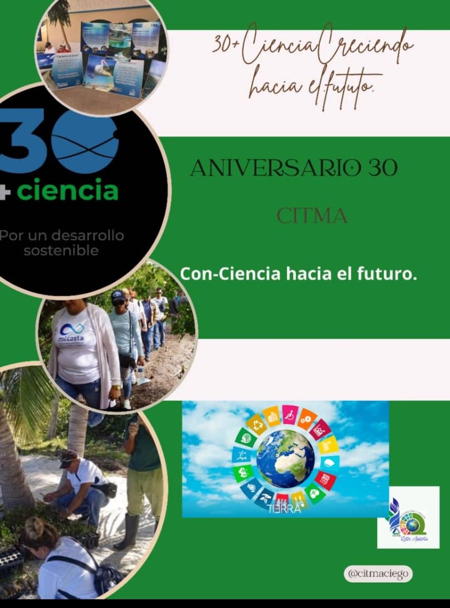 @citmaciego @DCitmaCA @adianez_taboada @ACN_Cuba @citmacuba @EdMartDiaz @ElbaRosaPM @DiazCanelB @JHGcasanova @AlfreMenendez @CiegodeAvilaTV 30 años haciendo ciencia, Hombres y mujeres de ciencia.
#CienciaCubana
#CitmaCuba
#JuntosSomosCiencia