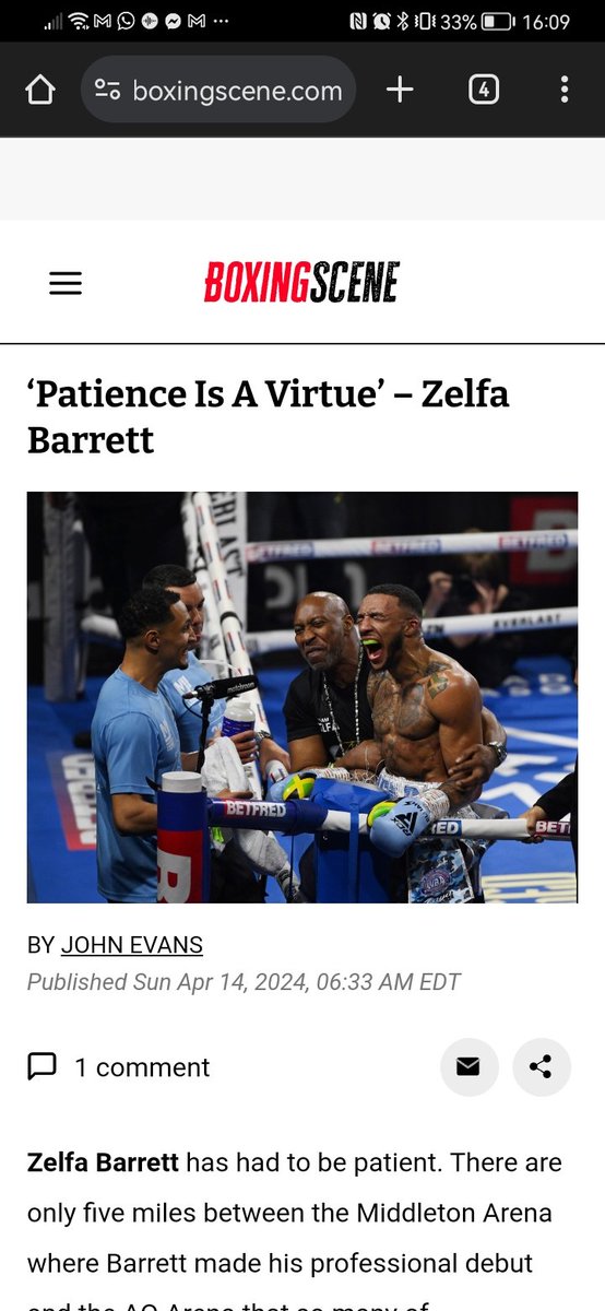 Zelfa Barrett - Patience is a virtue. boxingscene.com/patience-virtu…