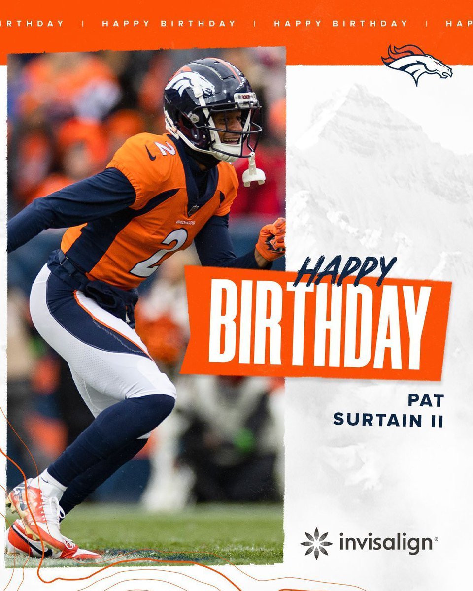 RT to help us wish <a href="/PatSurtainll/">Patrick Surtain</a> a happy birthday! 🥳