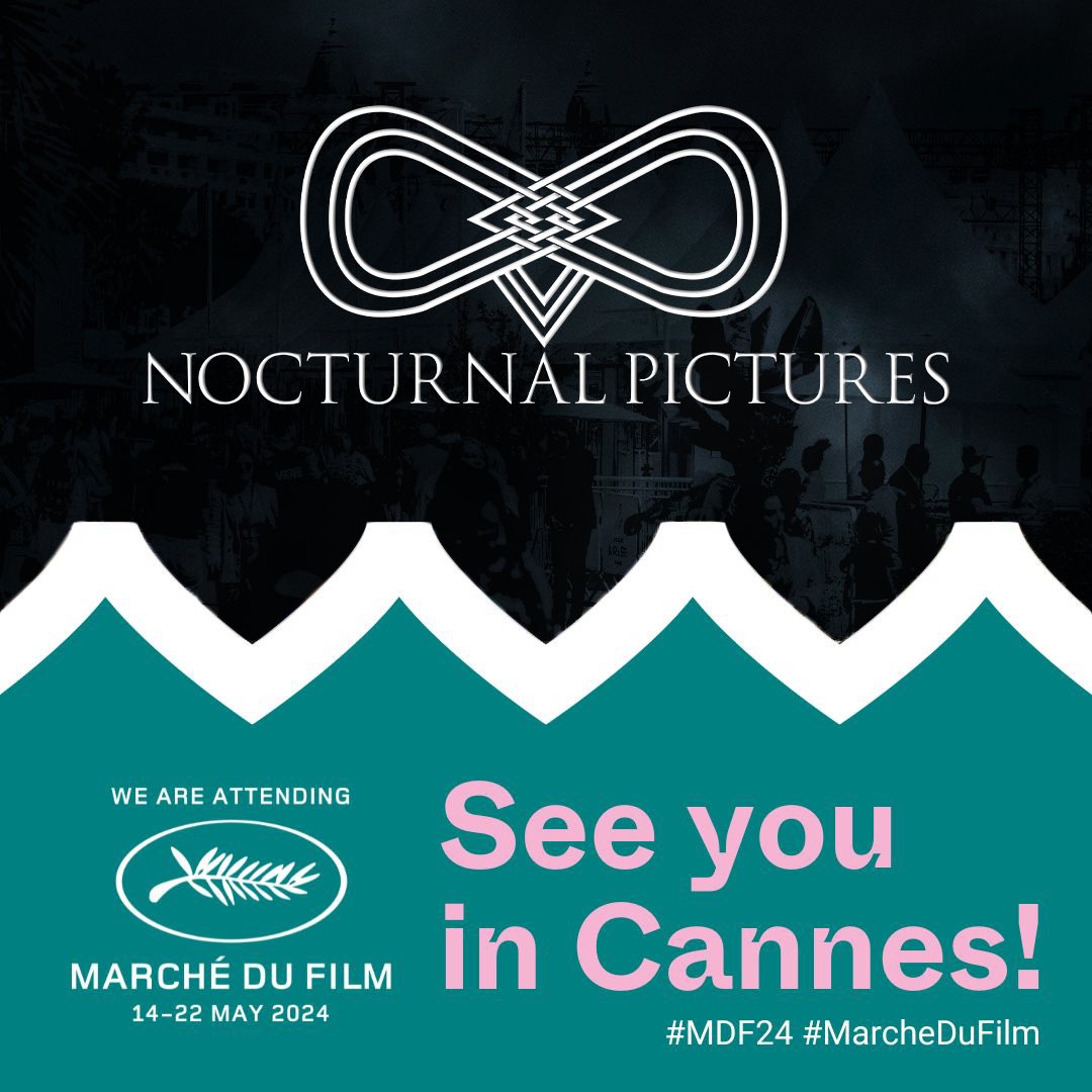 ChloeCProducer's tweet photo. One month to go 🥳 We at @NocturnalPics are super excited to attend @mdf_cannes this year and the
#producersnetwork with a huge slate of genre projects ready to go 🎥🎬🔥 #mdf24 https://t.co/BuCzvLsCFn