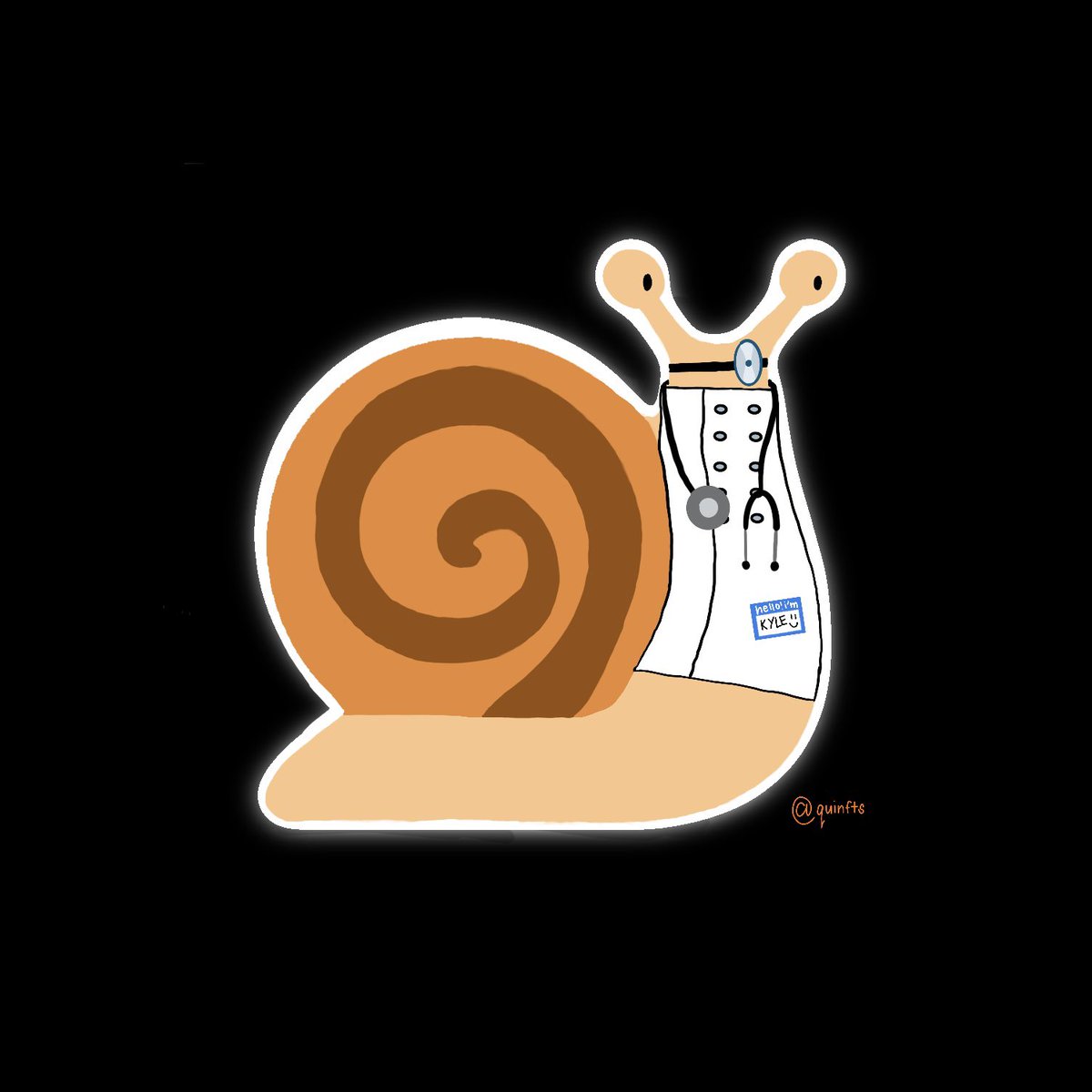 first time making fan art 😅

noticed that we didn’t have any emotes for the Lucid discord, so I decided to try my hand at making one for the snail chat! 🐌 added a lil spin by making the snail a HOT DOCTOR named kyle 😹 hope y’all like it!

#WeAreLucid <a href="/KYLEN_OUT/">Kyle Lenout</a>