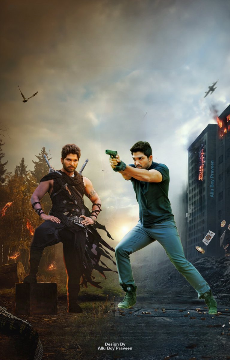 AlluBoyPraveen's tweet photo. #KANGUVA Ft. @AlluArjun 🤩🔥

If GONA GANNA REDDY Meets SANJU 🥵🔥
It's VIDWANSAM 🥵

#AlluArjun𓃵 #Pushpa #Pushpa2TheRule 
#Kanguva #HappyTamilNewYear https://t.co/4wovAmsTbS