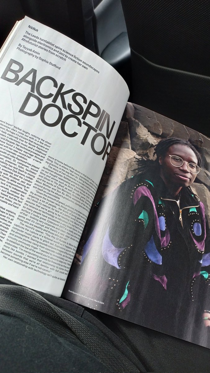 Interviewed @NikNakdjmusic in the @thewiremagazine about her very sick forthcoming album Ireti. Thanks to @chatbotcaro for editing. Photos by Sophie Stafford. May 2024 issue on shelves now