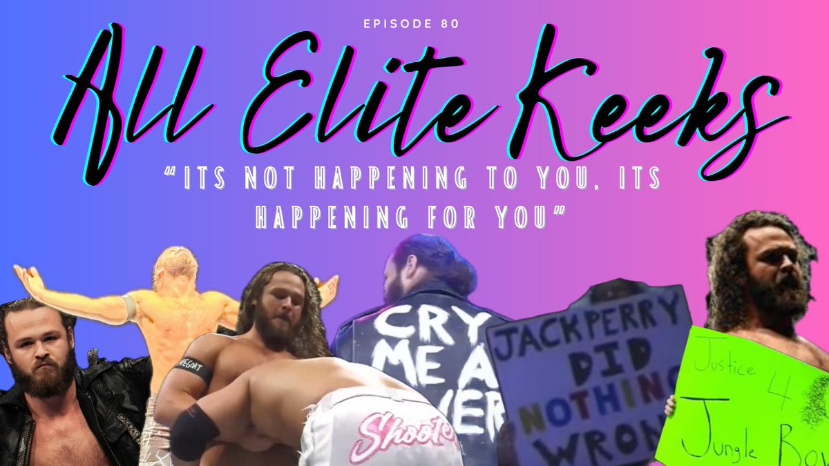 All Jackins I repeat all Jackins this episode will be for us Tomorrow on @TheEnemiesPE3 Episode 80 “It’s not happening to you, it’s happening for you” *Review Dynasty Card* *Swerve Era Begins* *Moxley Ace of Pro Wrestling* *AEW women’s division evolving* Tune in Live 8/9est