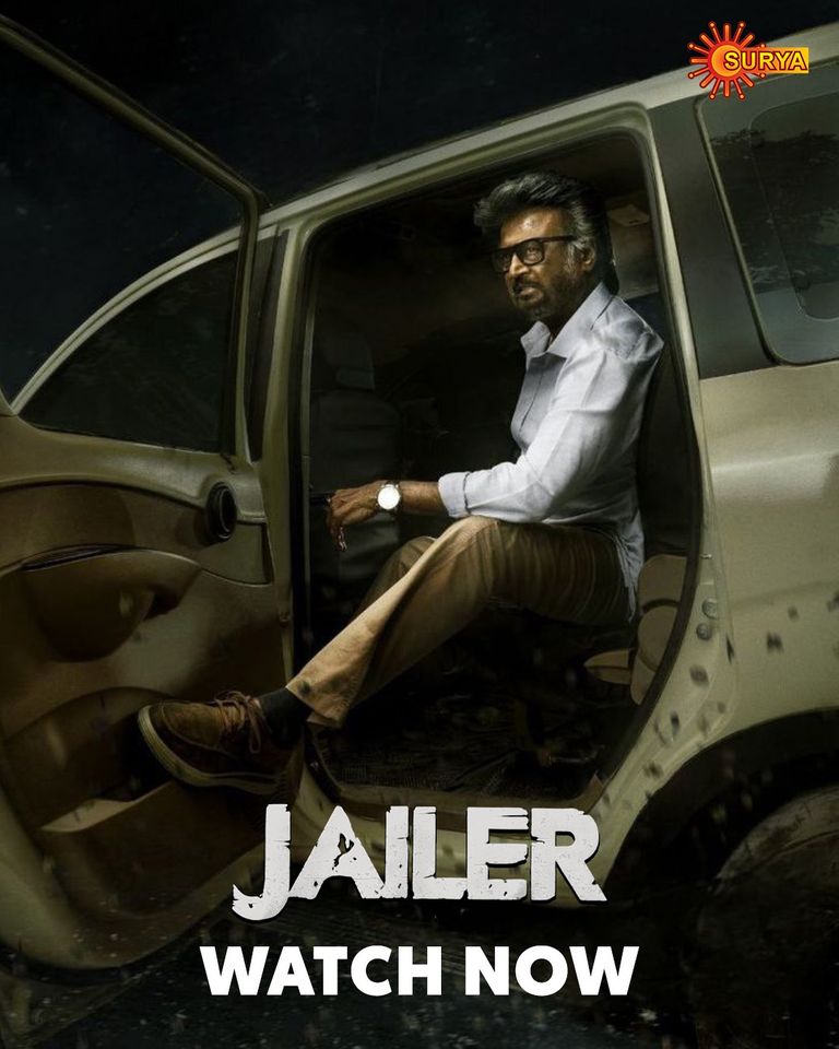 Are you watching Superstar @rajinikanth 's #Jailer (Tamil version) in @SuryaTV on the special Vishu day ?😍🔥🥳 ' TIGER KA VISHU'😍✨🔥🥳 #Hukum #Jailer #Jailer2 #NelsonDilipkumar
