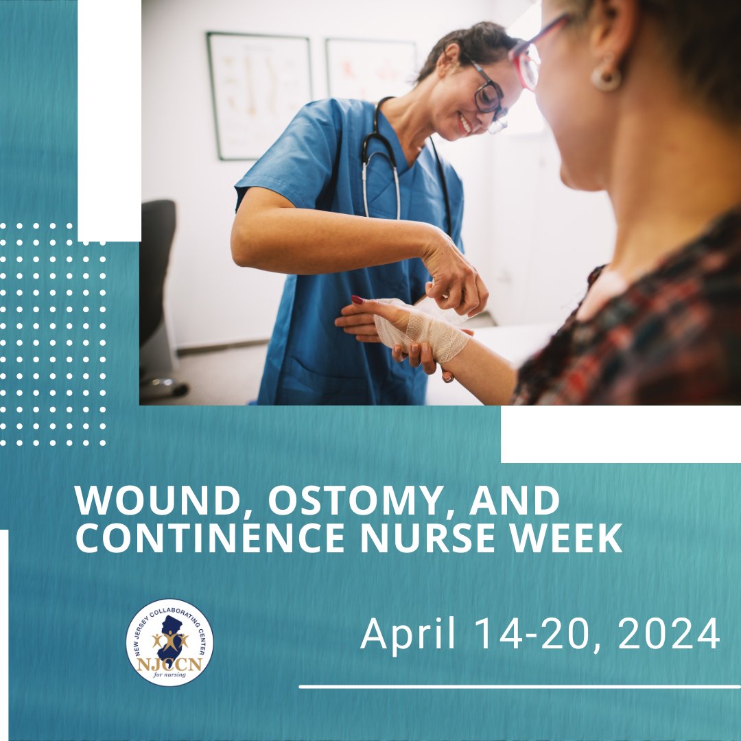 This week, we honor our wound, ostomy, and continence nurses. #wocnurseweek #woundostomycontinence #njnurses #njccn