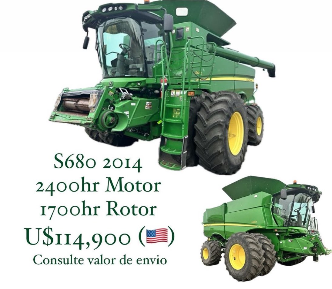 IngSierraEdu's tweet photo. Acá hay que meterle quita de arancel @LuisCaputoAR UR GEN TE, y posibilitar importación maquinaria agrícola usada. Nada raro Uruguay lo tiene. https://t.co/fzrYpjtc8r