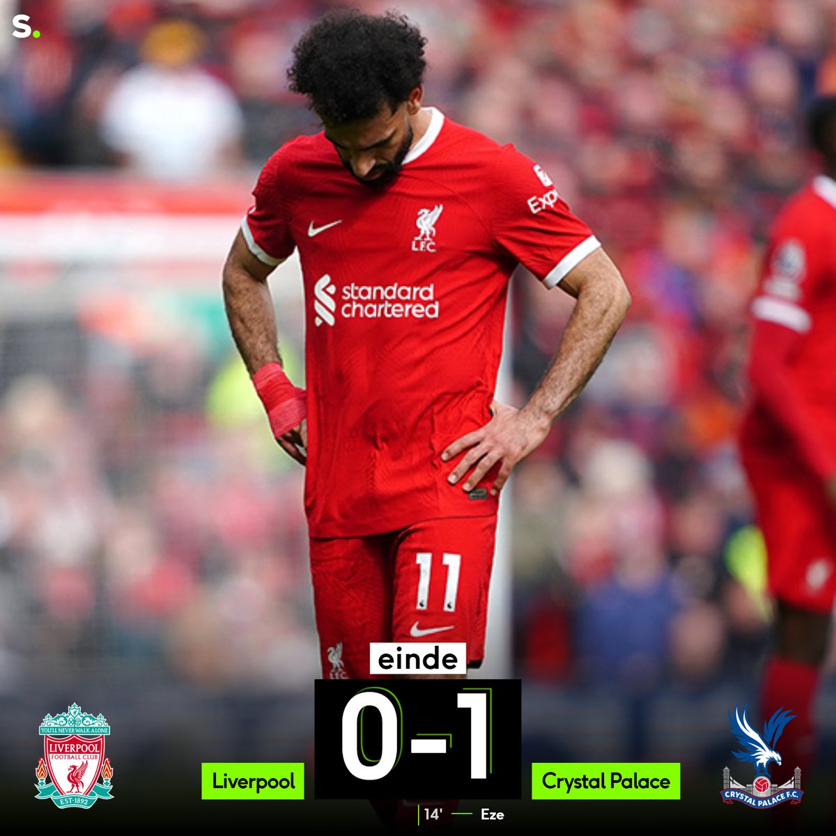 Ramp voor Liverpool in de titelstrijd: onnodige nederlaag tegen Crystal Palace is fikse tik voor Klopp en co. #PremierLeague ⚽️🏴󠁧󠁢󠁥󠁮󠁧󠁿 sporza.be/nl/matches/voe…