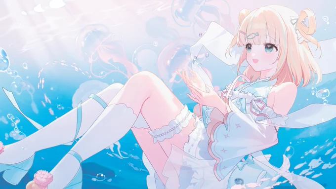 #夢川かなう生誕LIVE 夢川かなうさん生誕KVイラストを担当させていただきました 