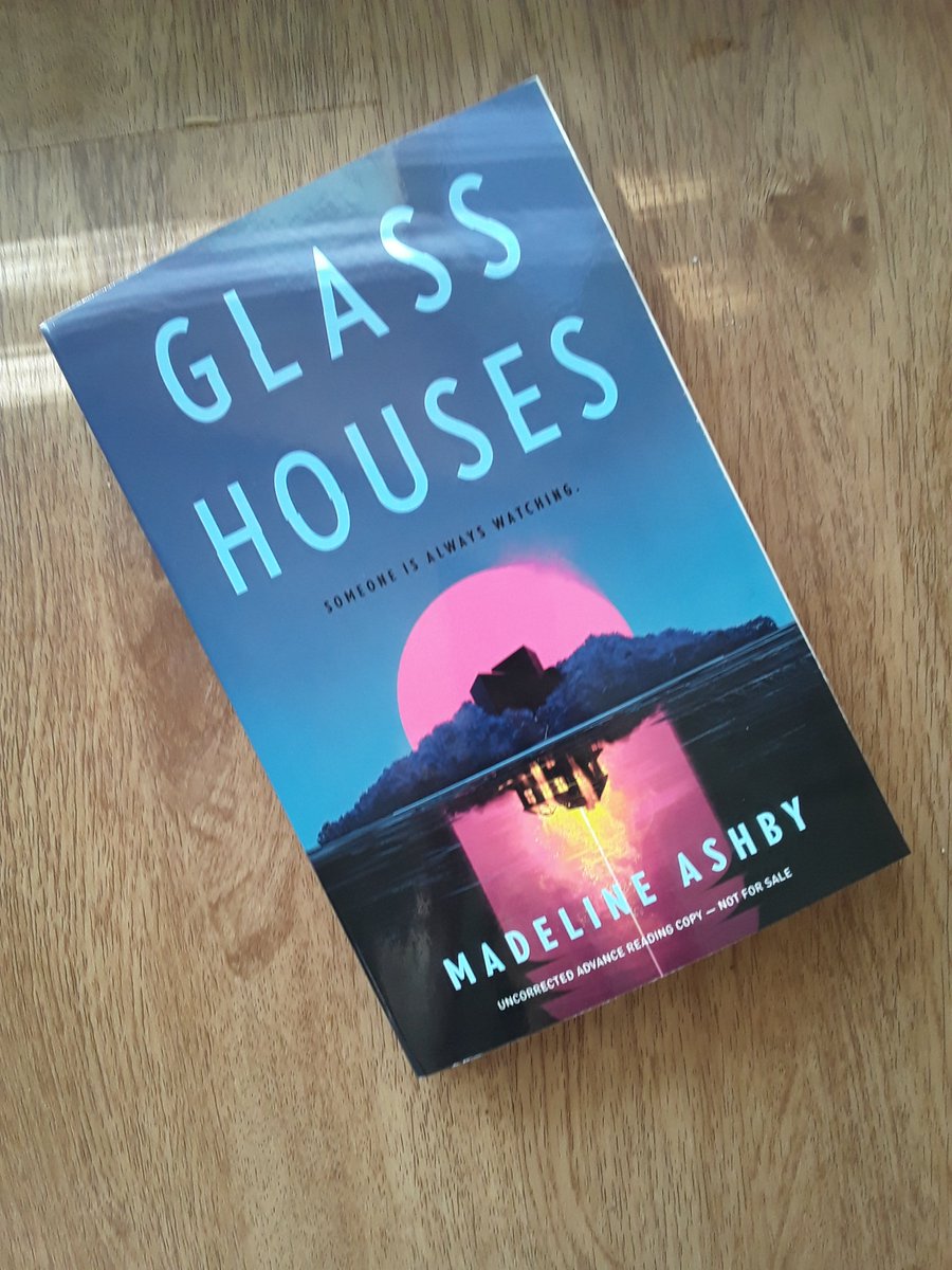 New ARC arrived in the mail. GLASS HOUSES by Madeline Ashby @torbook