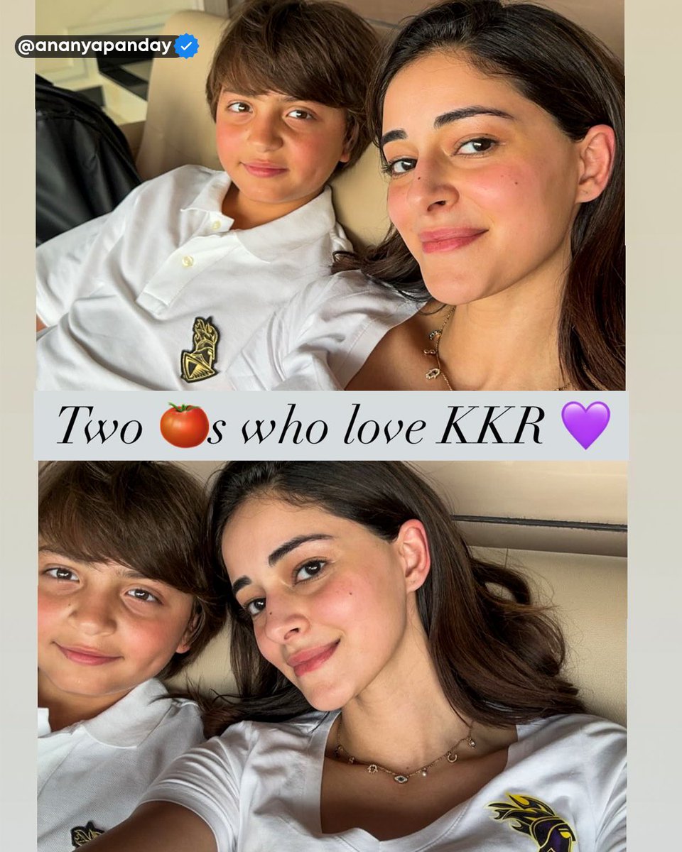 KKRiders's tweet photo. Support for on-field stars from the stars in the stands! ✨ https://t.co/XJA1CoYamx
