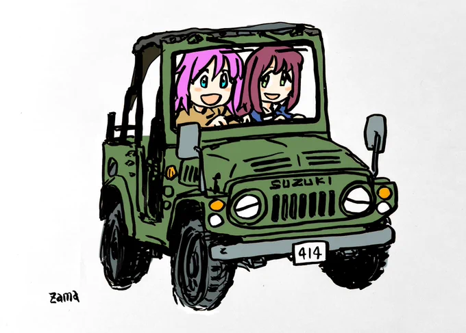 #ほぼまいにちジムニー100日4日目。タレ目と呼ばれるSJ10-3型。海外法規対応のため光軸を下げたそうです。 