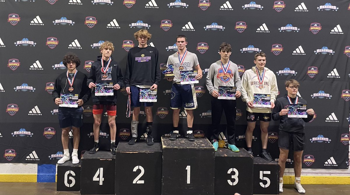 Mason Butler finishes second at Brute Adidas Nationals in the 11th grade 155 pound division!