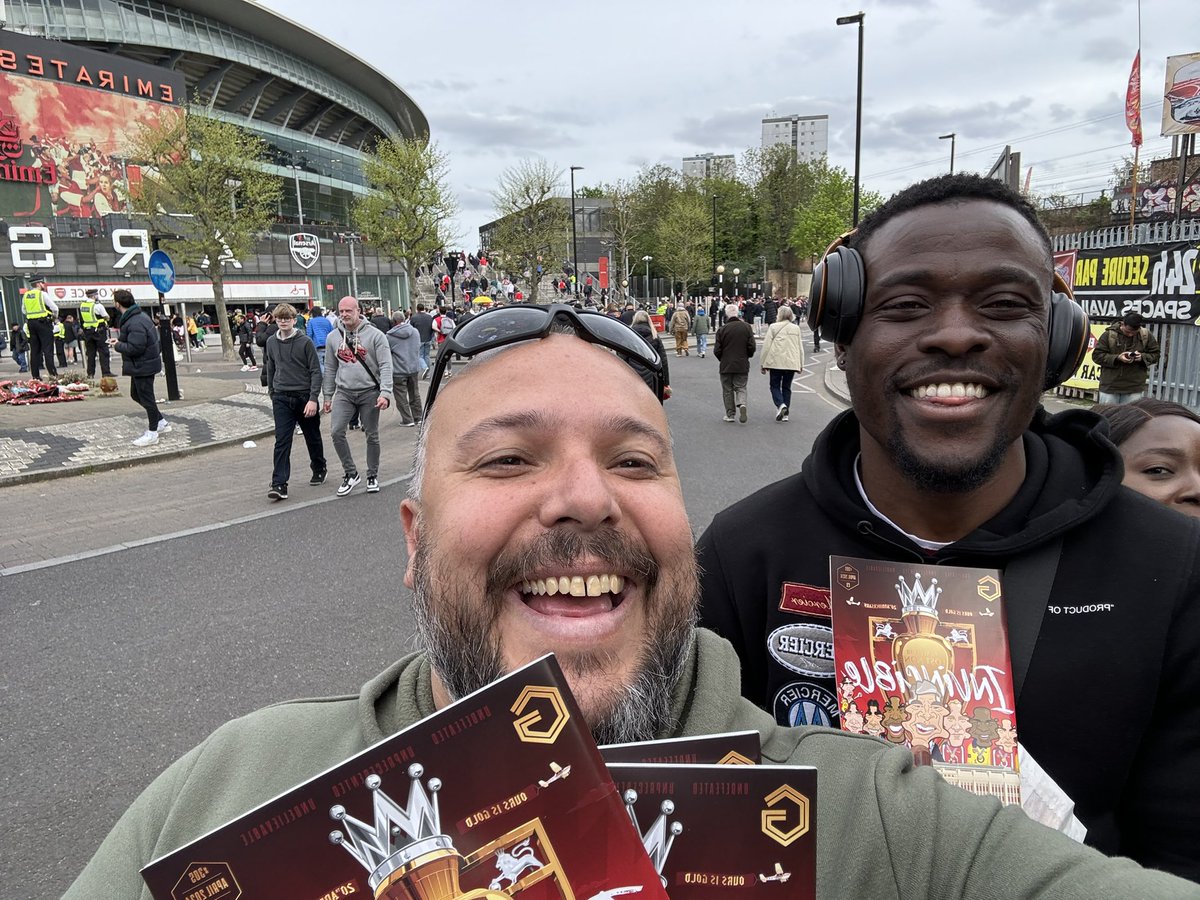 Massive thanks to renowned MC &amp; DJ and all round top man <a href="/ToksieMagic/">Toksie magic</a> for supporting the <a href="/GoonerFanzine/">The Gooner</a> cheers mate, nice one! Come on you Gunners! 🔥