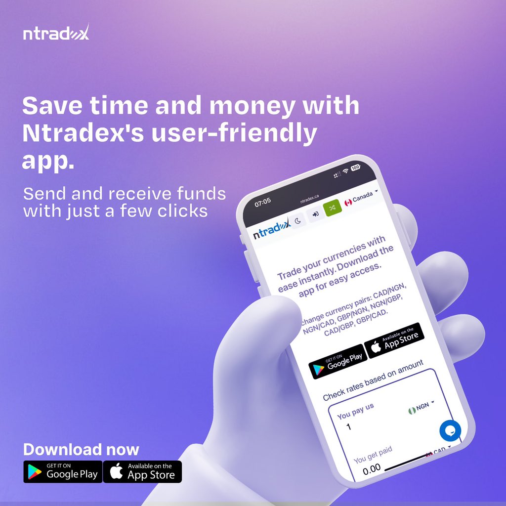 Make things easy for you with Ntradex with no hassle whatsoever as you get to save your time and money with the #1 currency exchange platform.

#ntradex #happysunday #remittance #currencyexchange #fx #cad #usd #gbp #japa