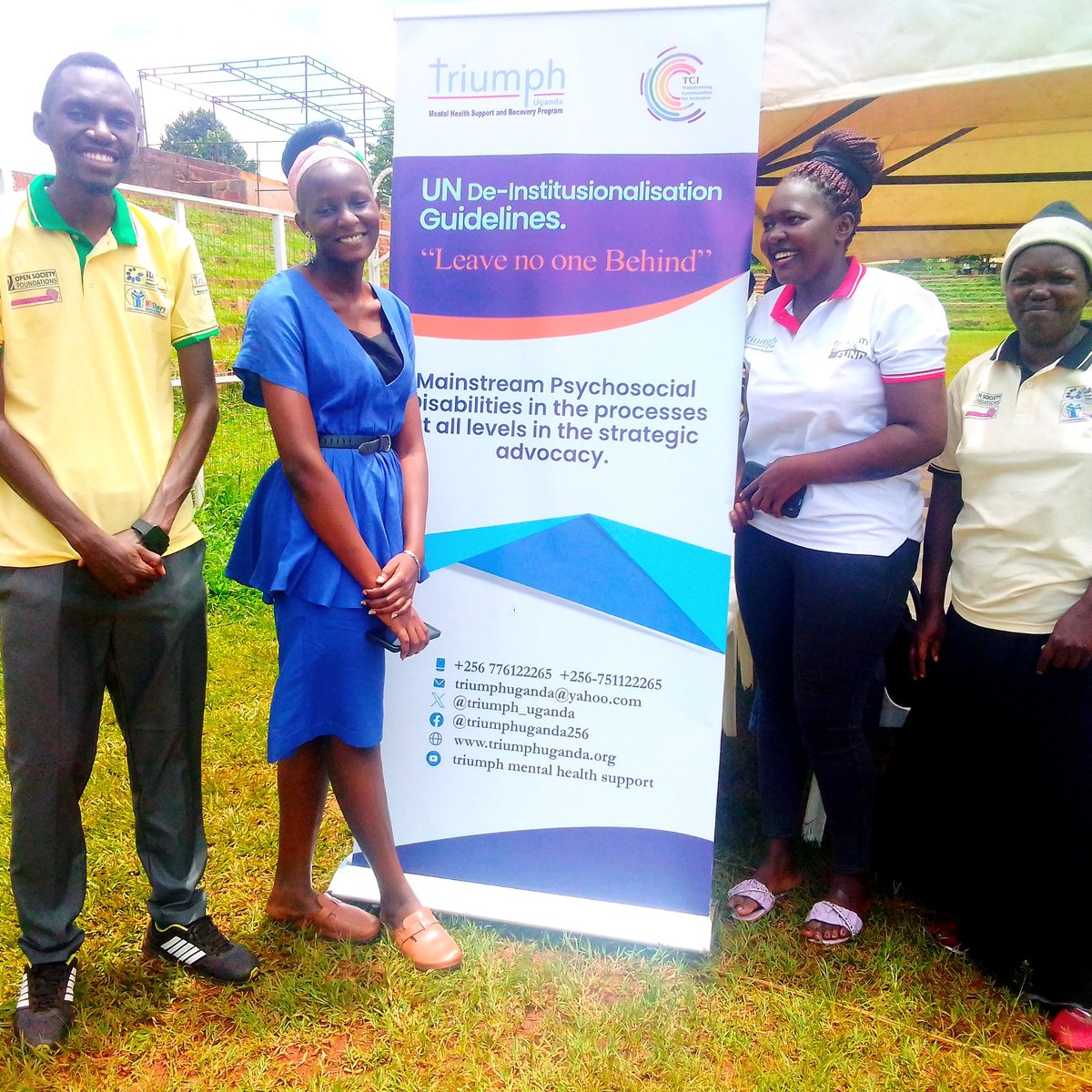 On Friday 12 April, 2024, It was another chance to share with street children in Jinja while serving under @triumph_uganda as a self advocate in respect of #IDSC2024 .

We made sure every street child gets free mental health support willingly.

📸: Kakindu Stadium in Jinja City.