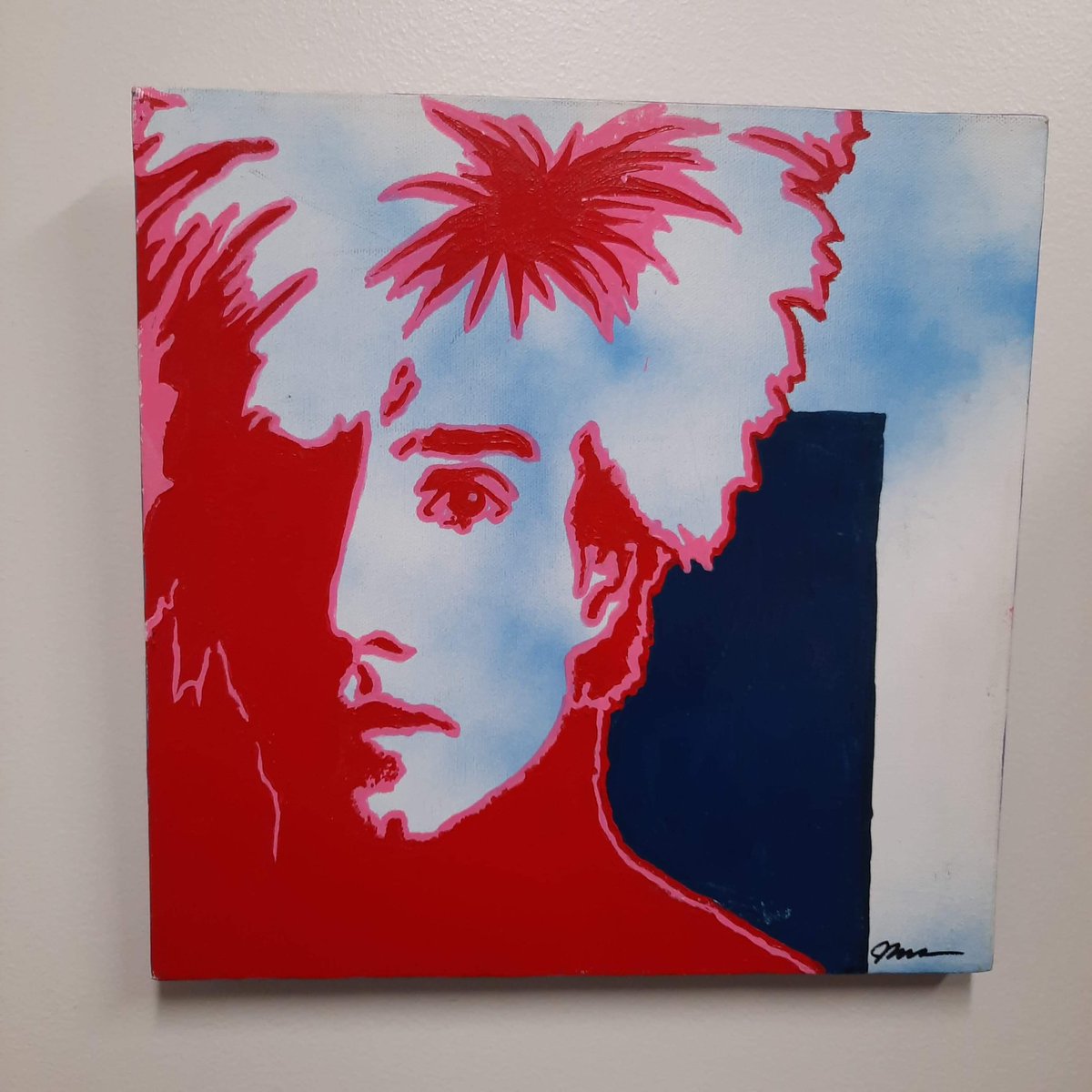 Are you a Warhol fan? I did this painting several years ago. I’m a huge pop art fan and he was one of my first inspirations! jefflassiterpopcult.etsy.com/listing/163918… #warhol #andywarhol #popart