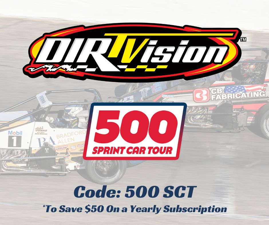 Can't make it to the 24th Glen Niebel Classic presented by CB Fabricating at @AndersonSpeedwy? Watch LIVE on @dirtvision and used code 5ooSCT at checkout to save $50 on a yearly subscription! Promotion good through 4/24/24! Subscribe today: dirtvision.com