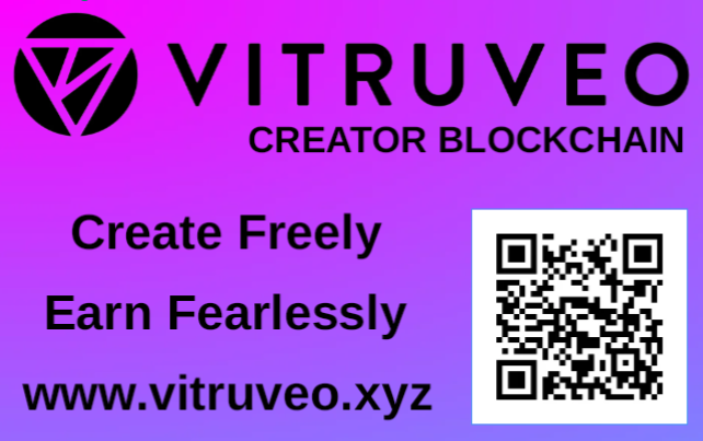 🎨 Are you an Artist / Creator of NFTS ?🎨 🎨 Do you want your work more discoverable ?🎨 🎨 Do you want to earn more for your work ?🎨 🎨 Spend less time marketing your work ? 🎨 🎬 Scan the QR Code for a Short 3 minute video and learn how Vitruveo will change the NFT space 🎬…