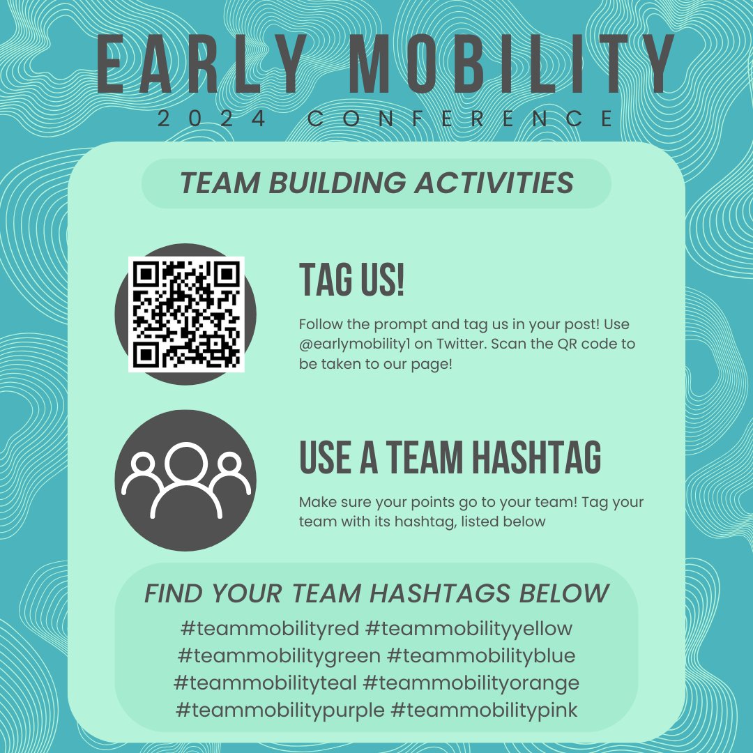 Earn points for your team! Find your hashtag and starting posting📲 Reminder: Accounts MUST be public  to count your entries! #teammobilityred #teammobilityyellow #teammobilitygreen #teammobilityblue #teammobilityteal #teammobilityorange #teammobilitypurple #teammobilitypink