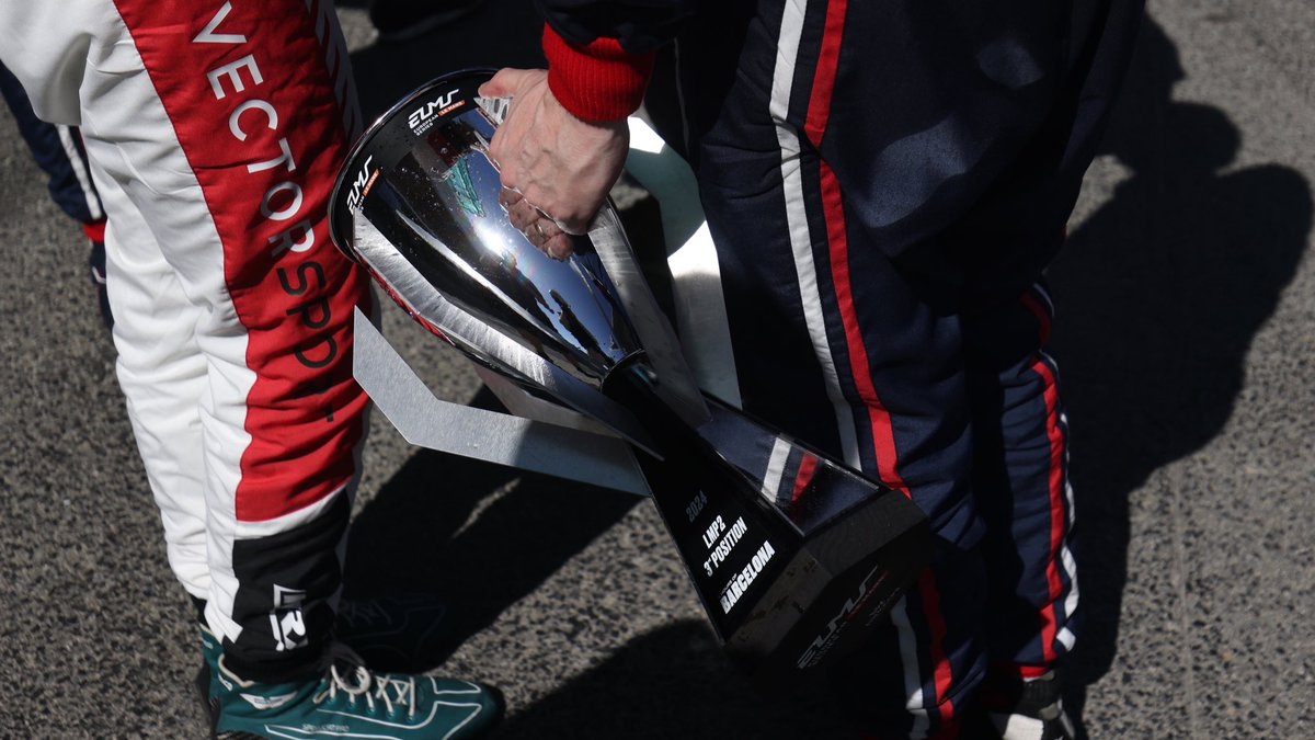 Podium celebrations for the #22 crew 🍾 What a way to kick off the 2024 @EuropeanLMS season 👊 Le Castellet, you’re up next 👉 #BeUnited #4HBarcelona #ELMS