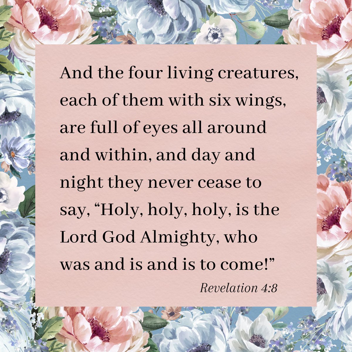 “Holy, holy, holy, is the Lord God Almighty, who was and is and is to come!” 🙌🏼✨ #sunday #verseoftheday #bible #bibleverse #faith #biblestudy #JesusisLord 🤍