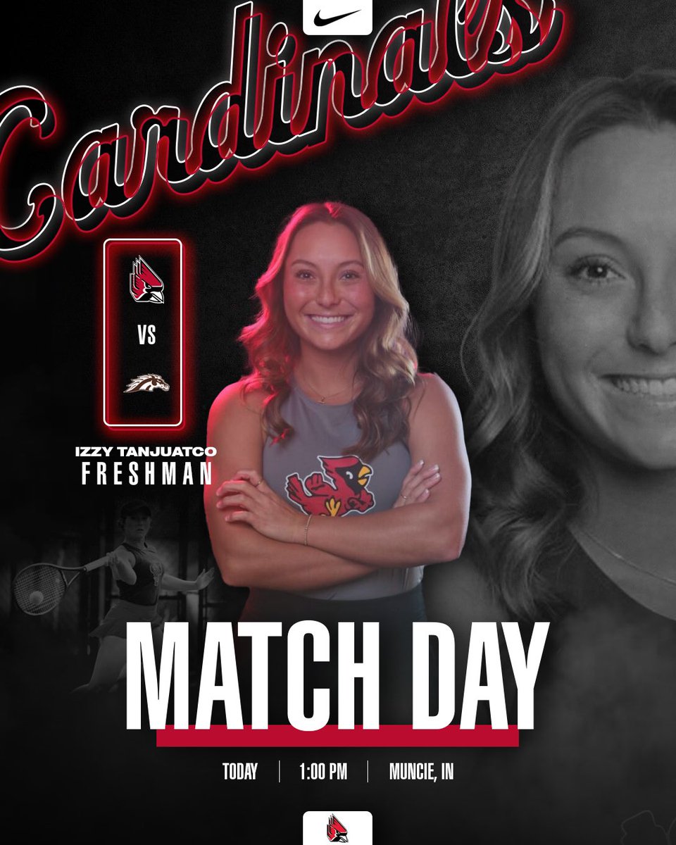 🎾It's MATCH DAY 🆚Western Michigan 📍Muncie, IN ⏲️1:00 pm ET 📊tinyurl.com/ye2eh547 #ChirpChirp x #WeFly