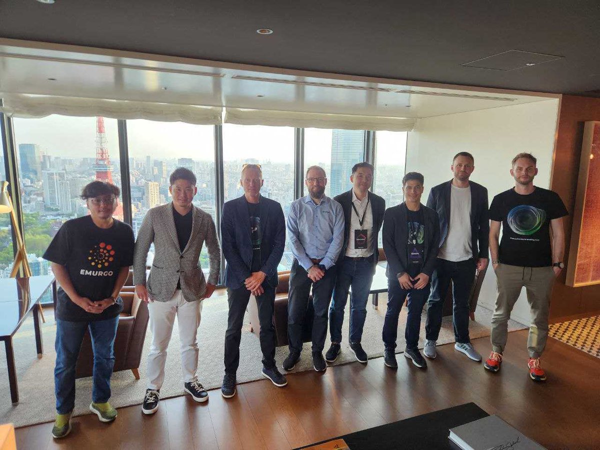 partisiampc's tweet photo. Over the last few days in Tokyo we have had an insightful #RWA panel hosted by @emurgo_io and productive discussions across a wide range of topics. Looking forward to the next steps!

@Emurgo_Ken @Encrypt2 @Bruce_PBC

#TEAMZ #PartisiaBlockchain https://t.co/ghw523xNBW