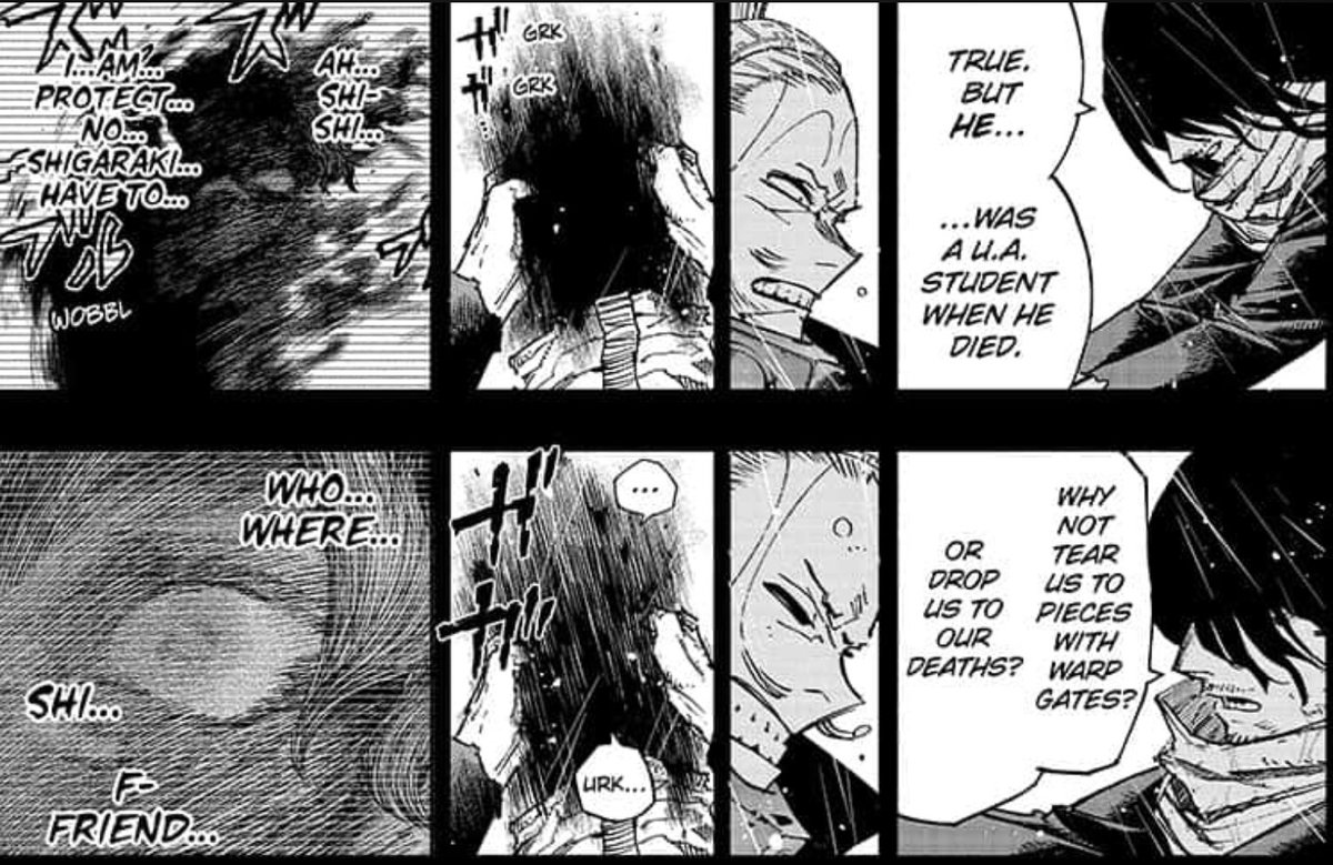lloftvlly's tweet photo. lbr kurogiri was with tomura longer than shirakumo was with aizawa and mic.  if he HAD to pick a side, it would have to be tomura's. though i believe he actually might be the only one who truly can be on both sides and help both sides. https://t.co/cGPDdJ1UBh
