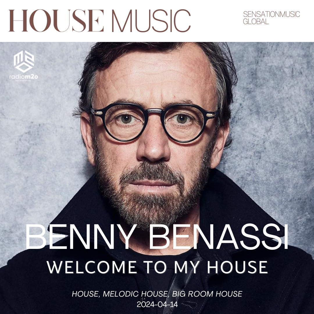 Benny Benassi - Welcome To My House - 14 April 2024 #BennyBenassi #WelcomeToMyHouse #DanceWithUs #m2o #house #melodichouse #bigroomhouse #Sensationmusic #SensationmusicGlobal 🎼 Complete Audio MP3 (listen, download), Tracklist on Patreon: patreon.com/sensationmusic…