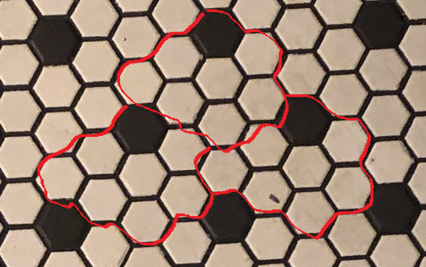 ironcates's tweet photo. @JimPropp It's fun to find tessellations in this problem https://t.co/2tKiZUIG9K