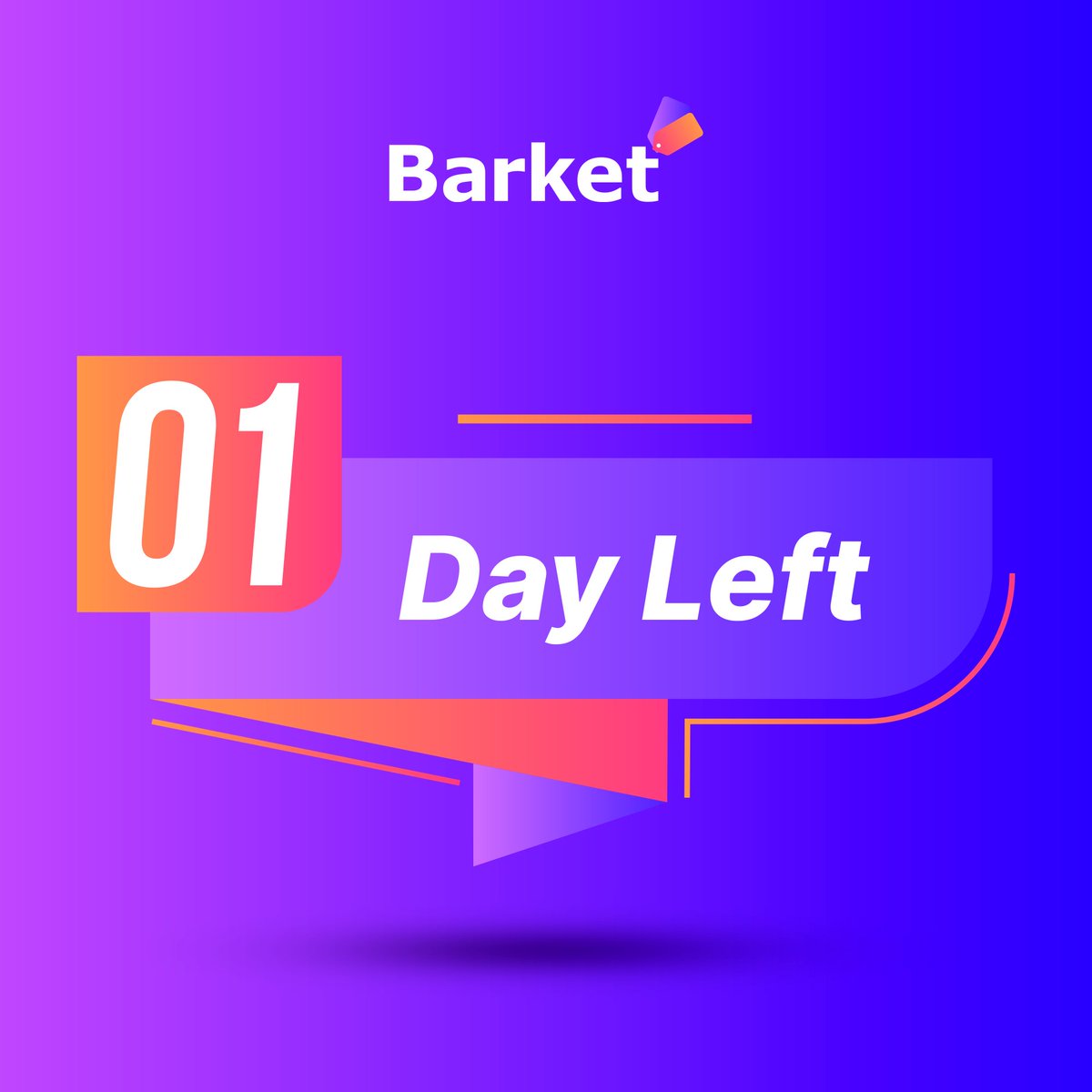 The final countdown is here! ⏰ Just 1 day left until April 15th, the day we've all been waiting for in the world of #crypto. Get ready to witness history in the making! 🎉

Don't forget to stay tuned for the big reveal from #BFIC at #InnovationFactory! 🔥
.
.
.
#Barket