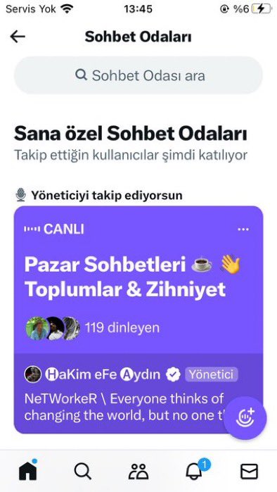 @TwitterA11y ıphon’um Türkçe sohpet odalarını açmıyor dil seçimlerimde İngilizce olmadığı halde İngiliz sohpet odaları açılıyor. Bunu nasıl değiştirebilirim 1. Ekran fotosundaki görüntü var olan 
2. Ekran görüntüsü olması gereken