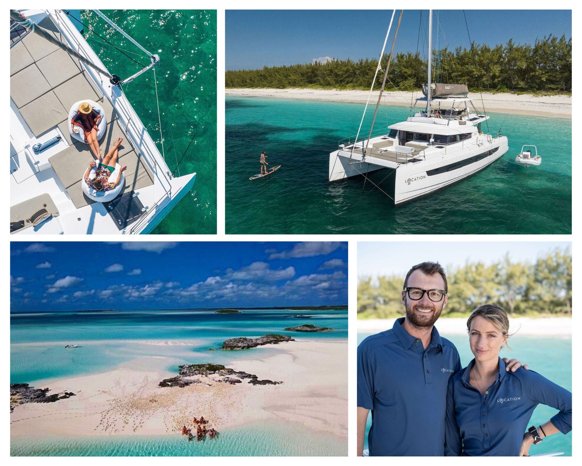 Experience an all-inclusive week in the Bahamas on the charter catamaran @sailing_location and its fabulous crew @nikdorward and @lilyofthegalley. What are you waiting for? Make your escape: charteryacht.co/Location

#travelinspiration #instasailing #snorkeling #bahamas #exuma…