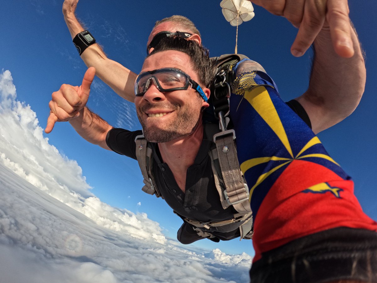 FLY974pointcom's tweet photo. La photo du jour #parachutisme #skydive #gotoreunion #gopro #goprochallenge #goprophotography #ileintense #runhélico https://t.co/fa2w1vHW4w