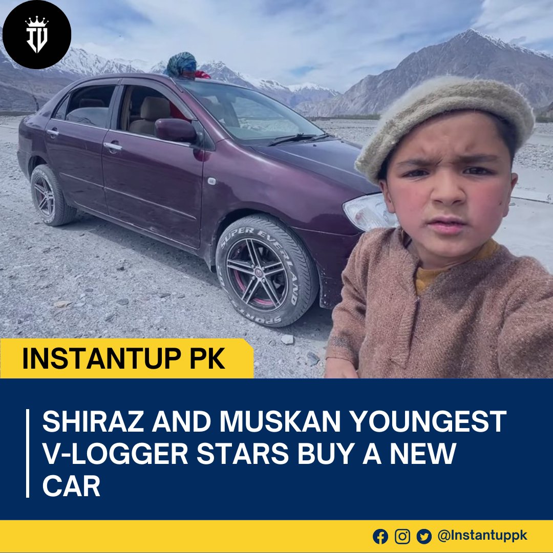 'Shiraz and Muskan from Shirazi Village Vlogs charm viewers anew with their first car adventure, spreading joy and Eidi along the way. 🚗💫 #SiblingGoals #ShirazVillageVlogs #CommunityLove